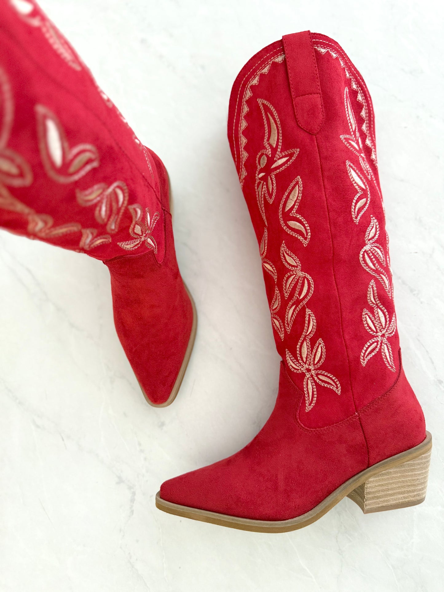 Red Stitch Western Tall Boot