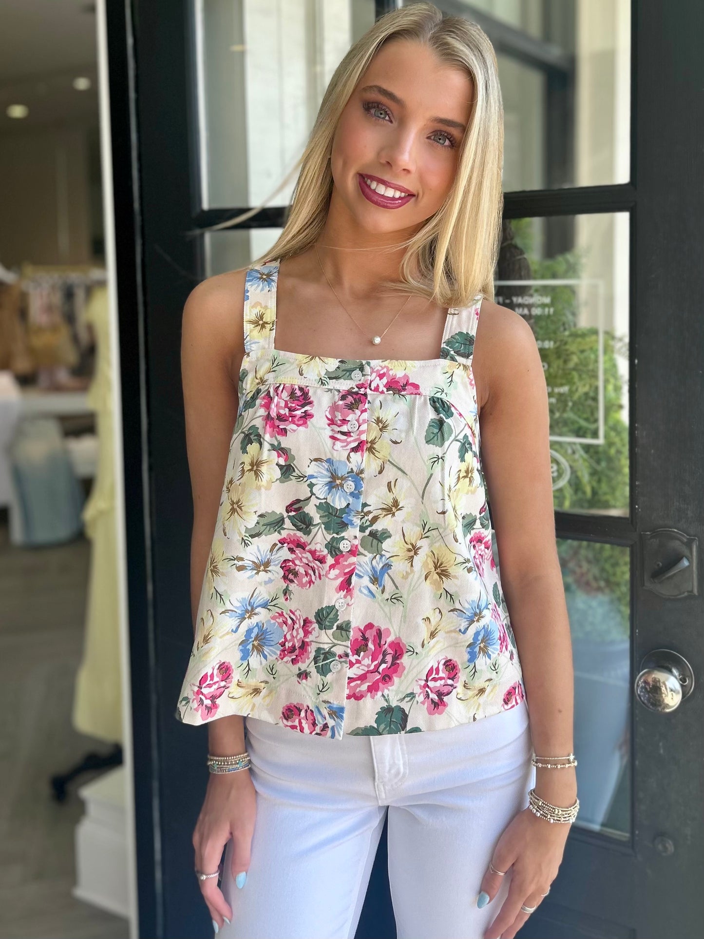 Rose Garden Crossback Top