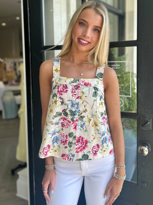 Rose Garden Crossback Top