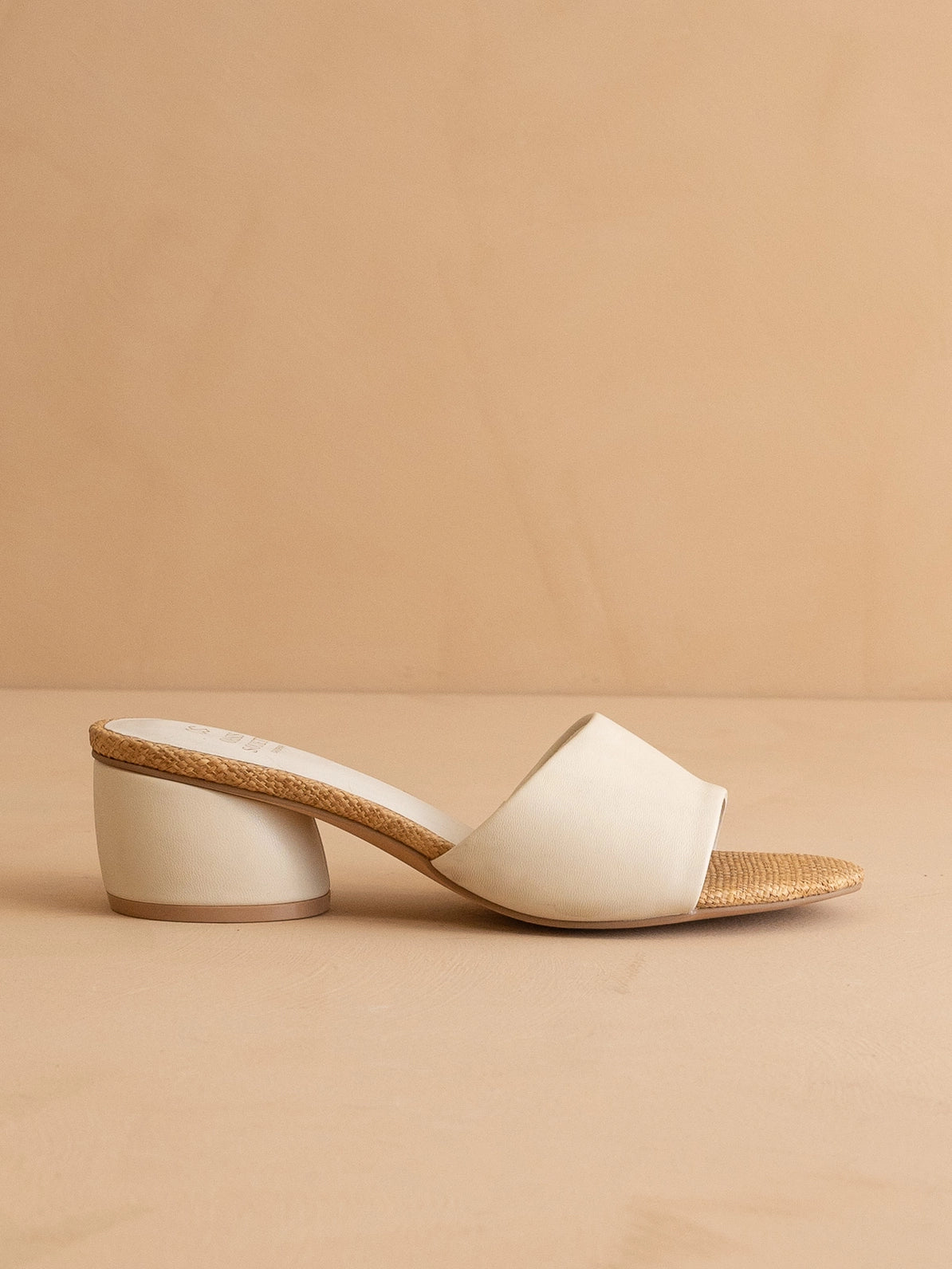 Paloma Beige Low Heeled Sandal