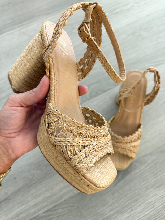 Olivia Espadrille Platform Heel
