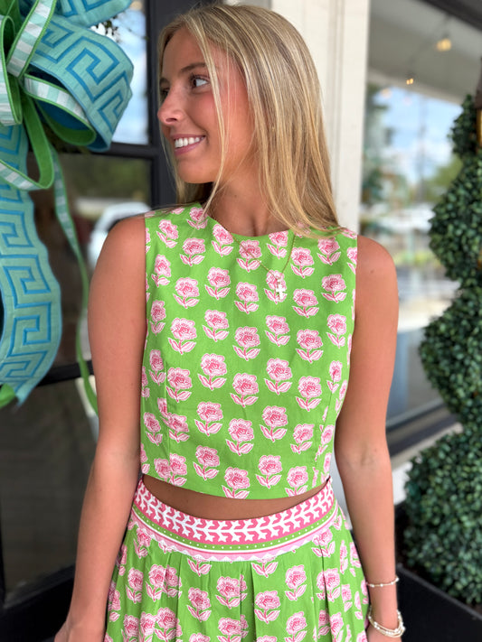 Green Rose Garden Top