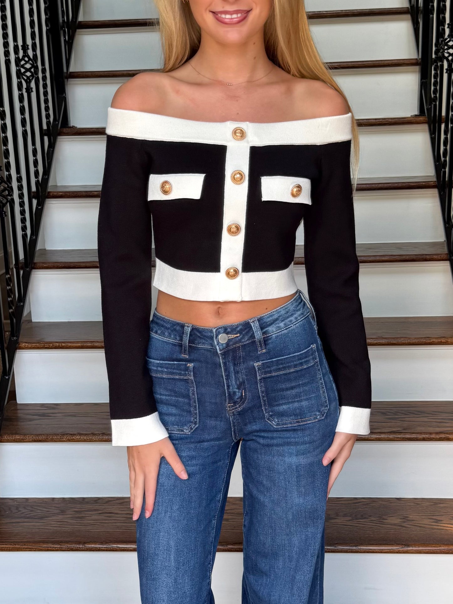 Uptown Chic O/S Knit Top