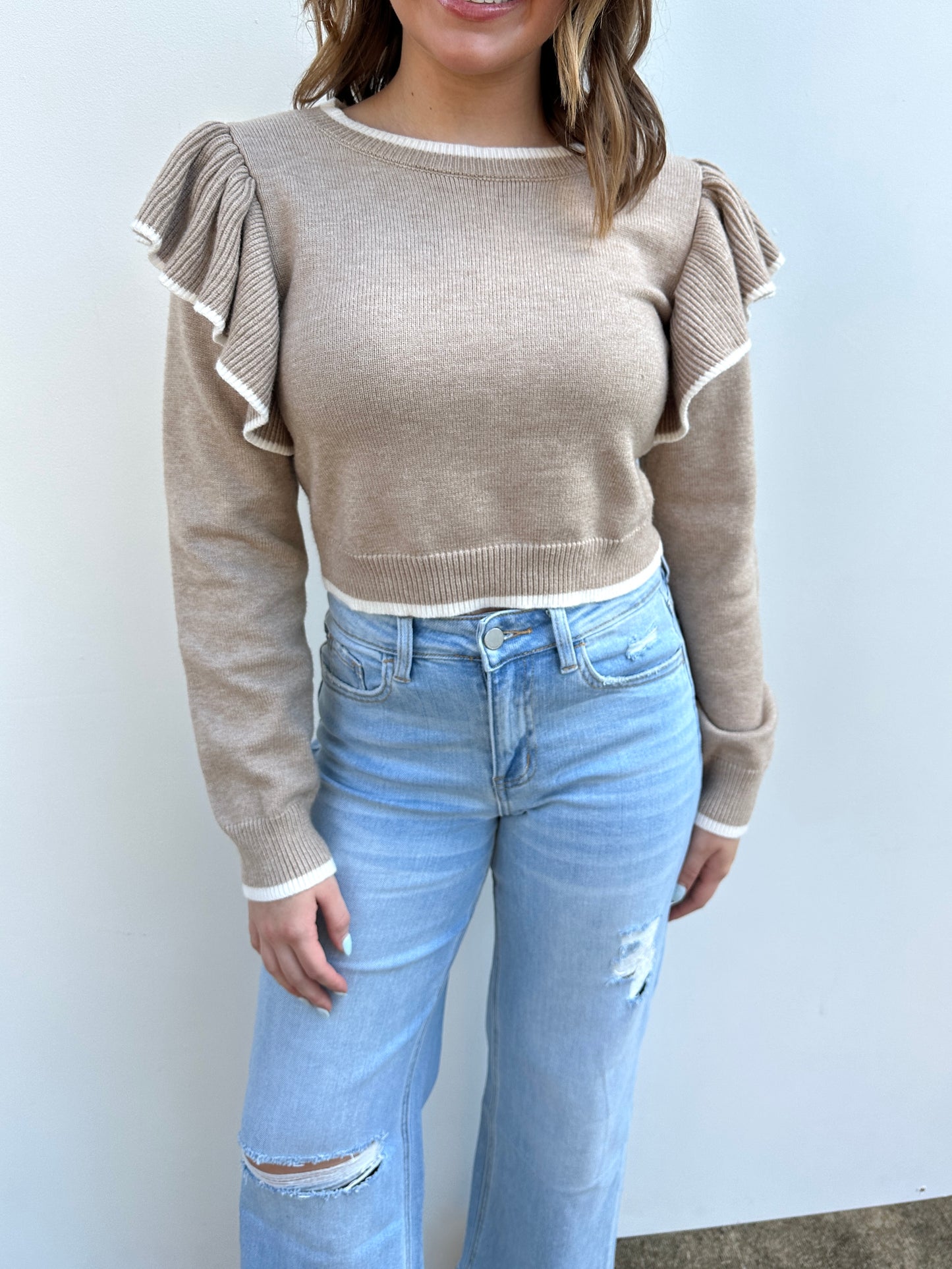 Contrast Stitch Sweater (6 colors)