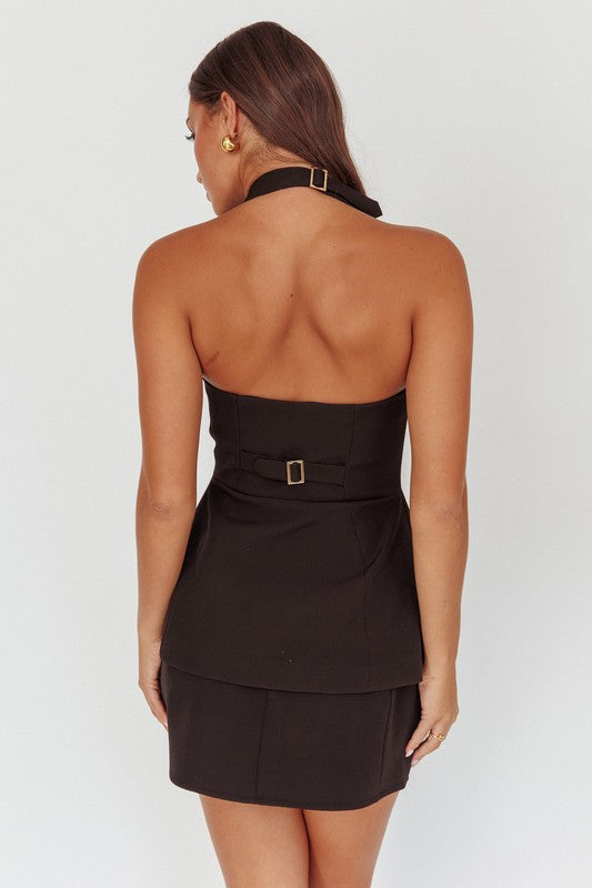 Busy Woman Halter Top