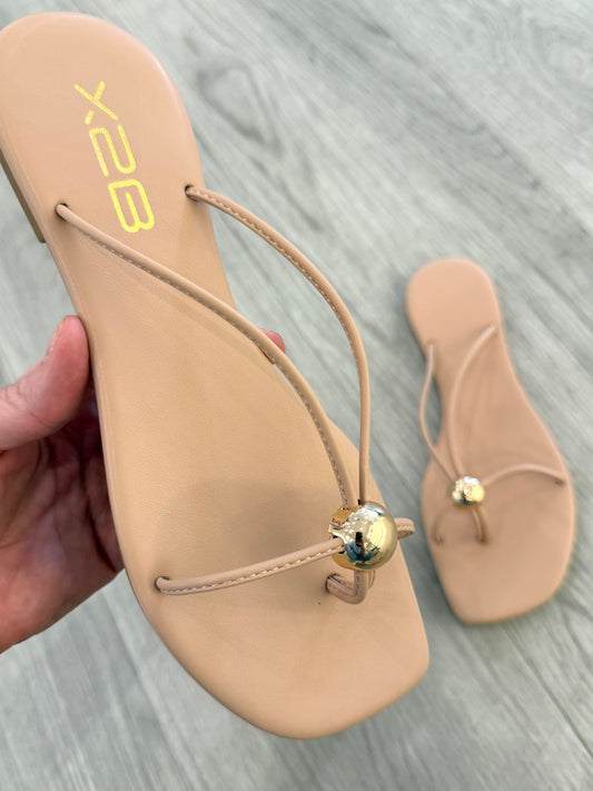 Nude Orb Flip Flop
