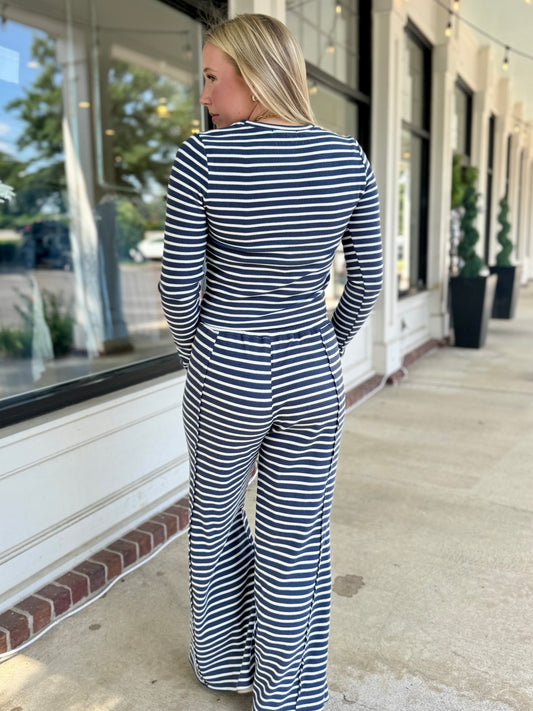 Slumber Stripe Top