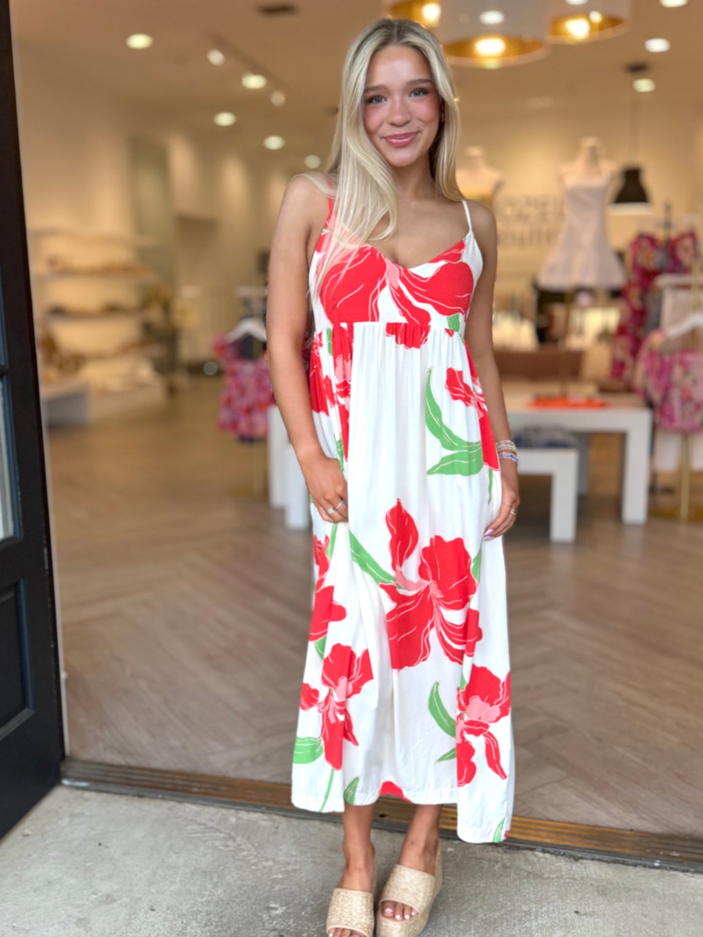 Natural Orange Poppy Maxi