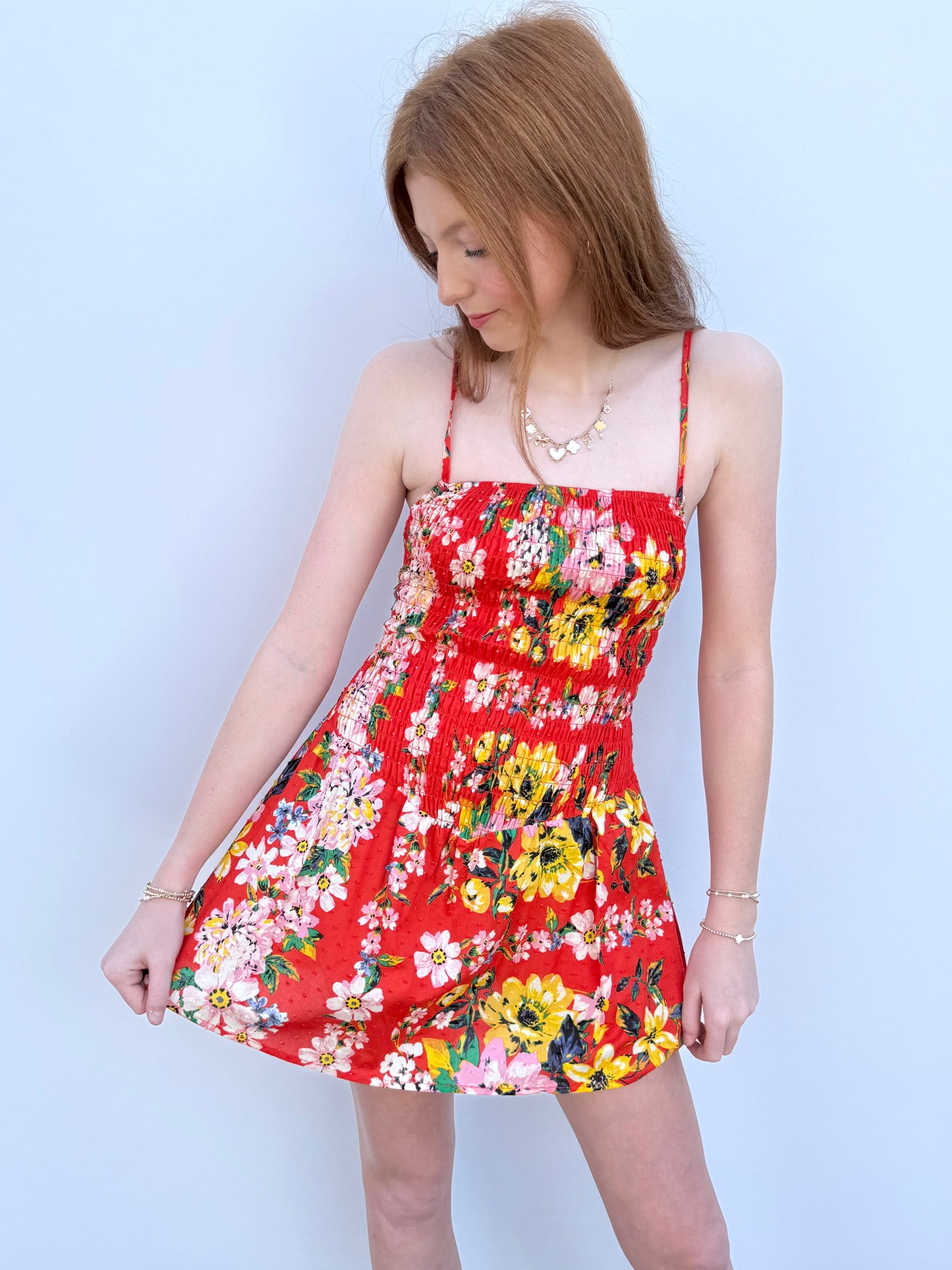 Orange Multi Smock Mini