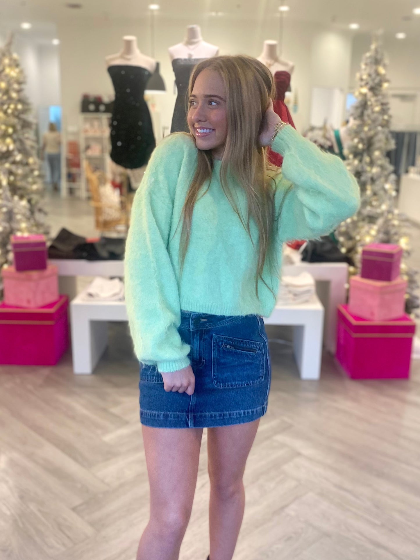 Light Green Sweater