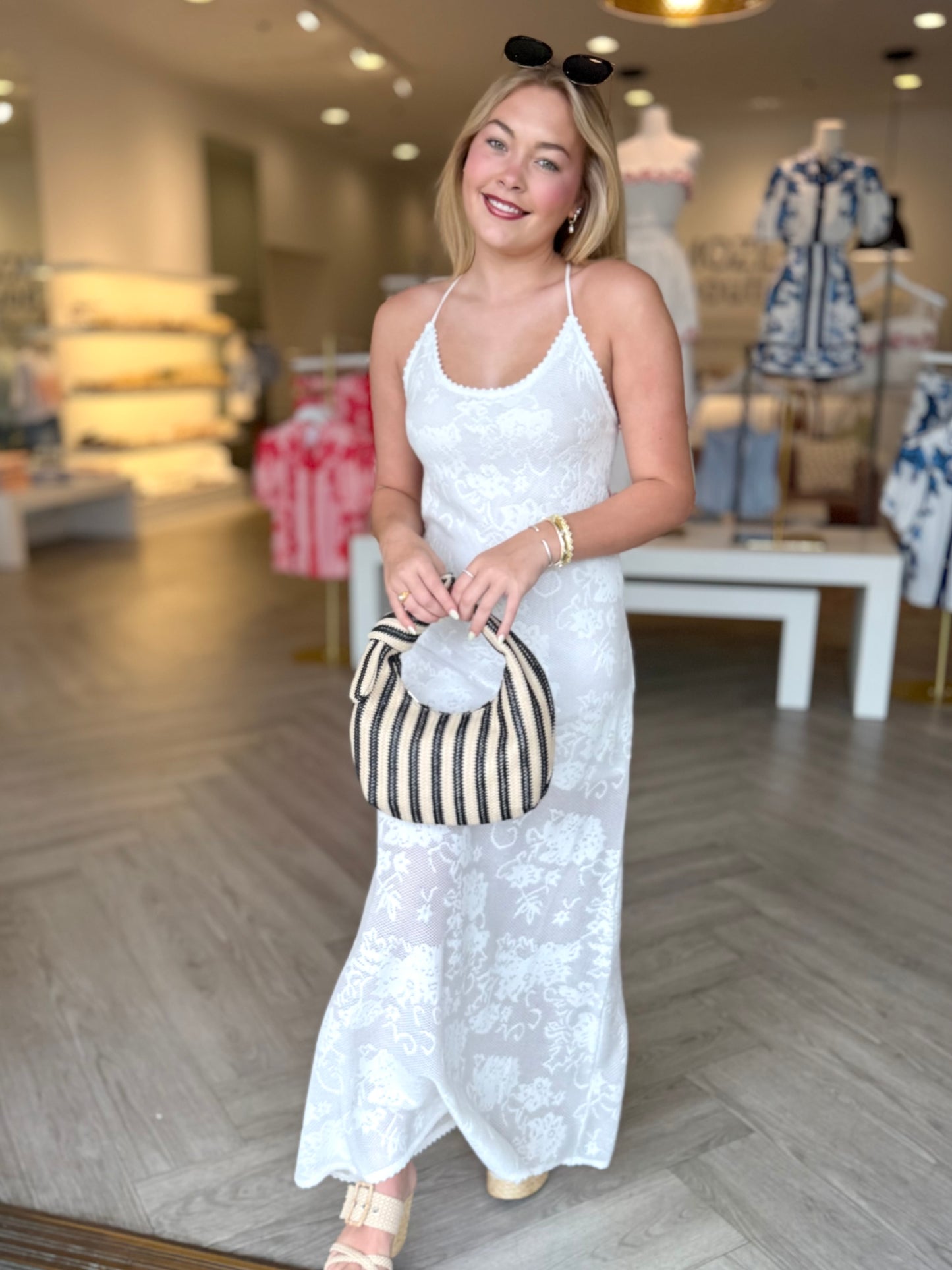 White Rose Net Maxi