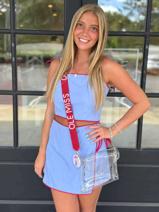 Rebel Bow-Tie Crop Top