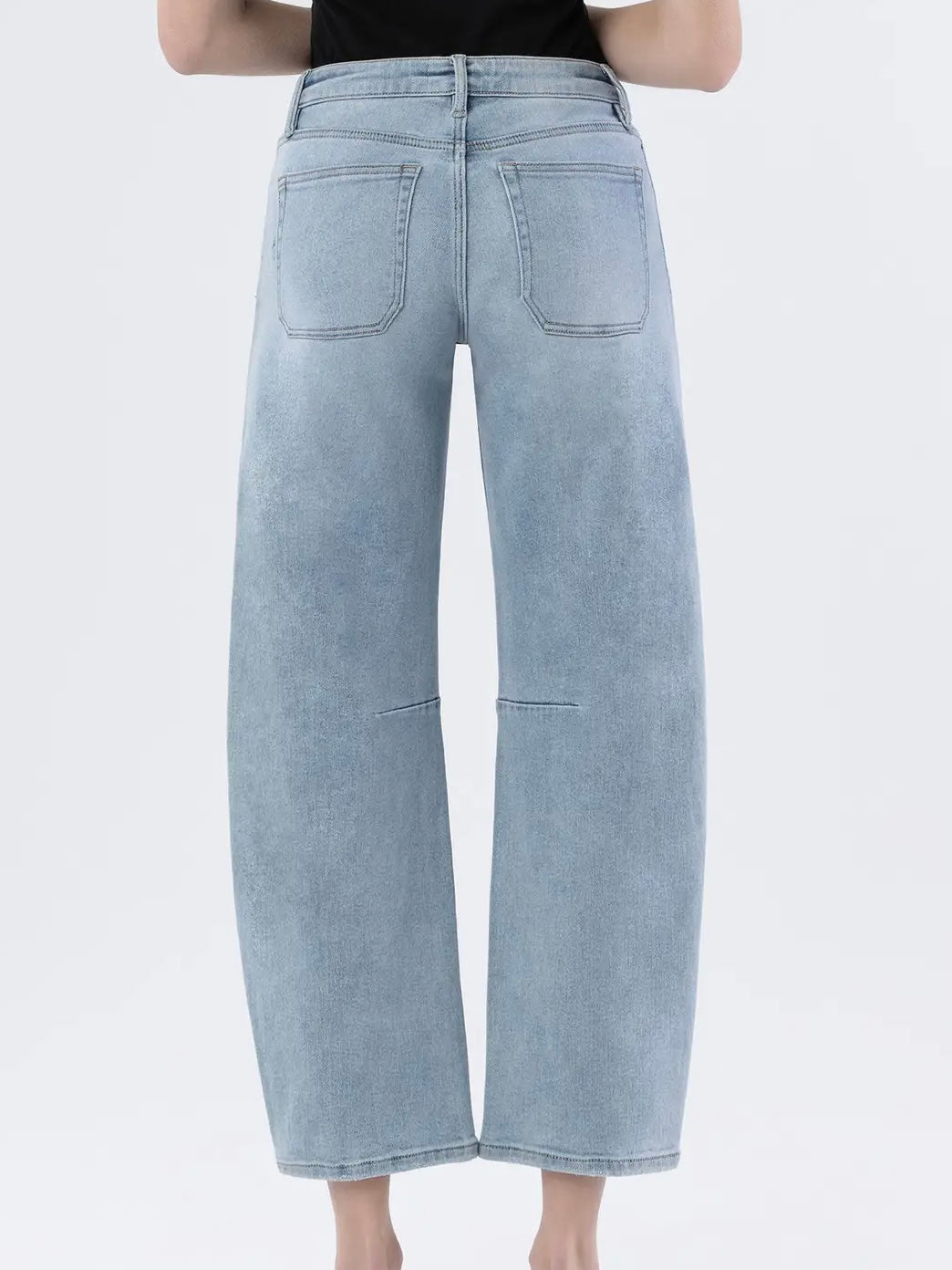 High Rise Barrel Jean