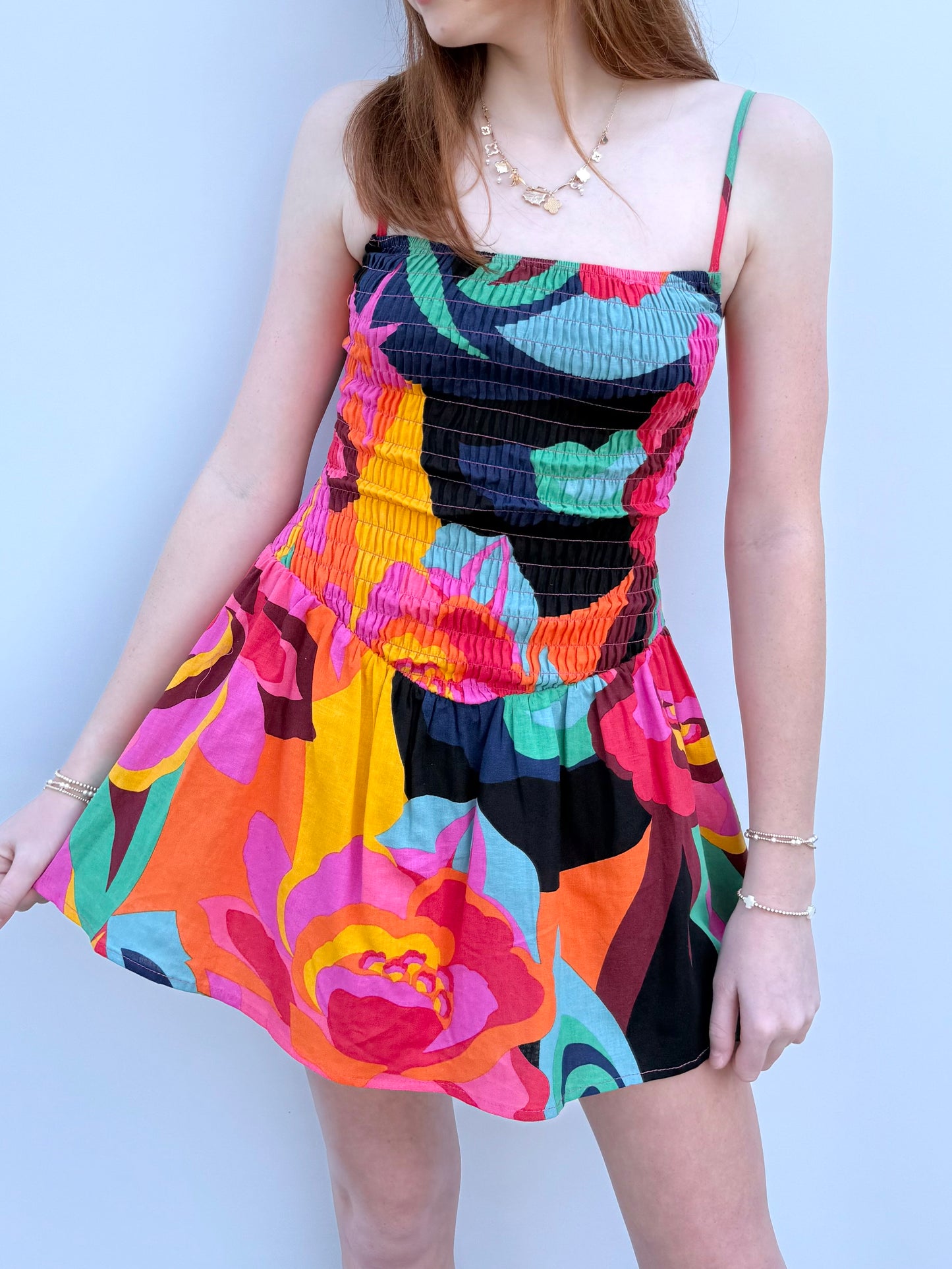 Bright Multi Smock Mini