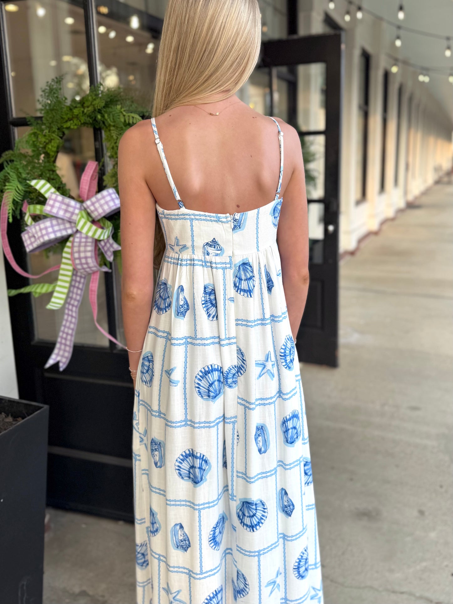 Blue Tile Shell Maxi