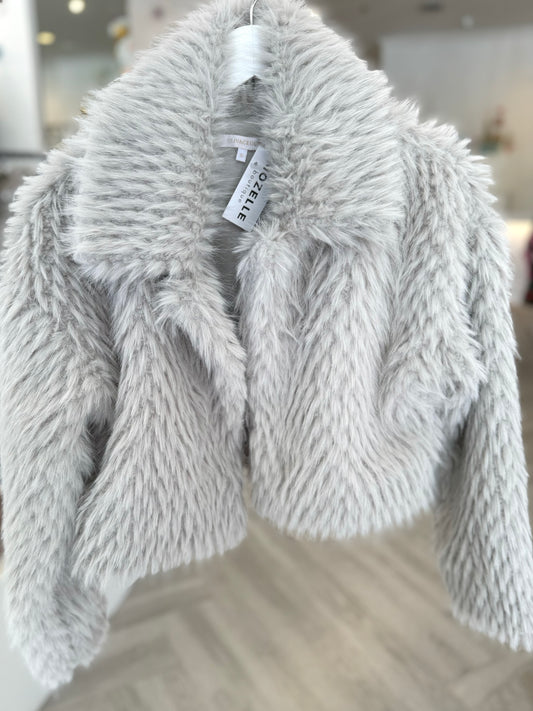 Grey Fur Jacket