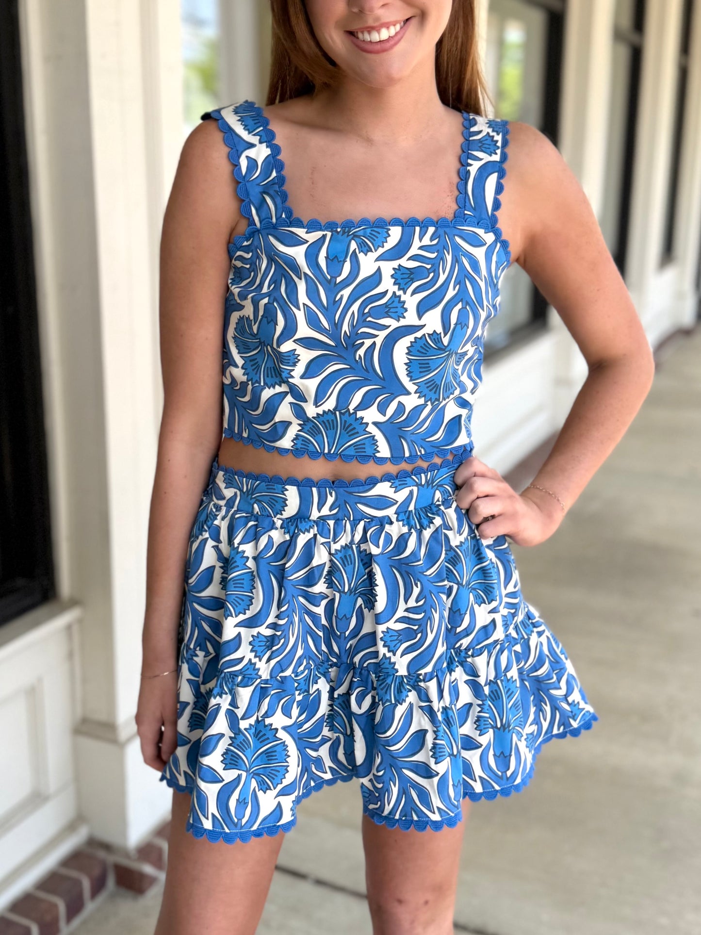 Seaside Scalloped Skirt