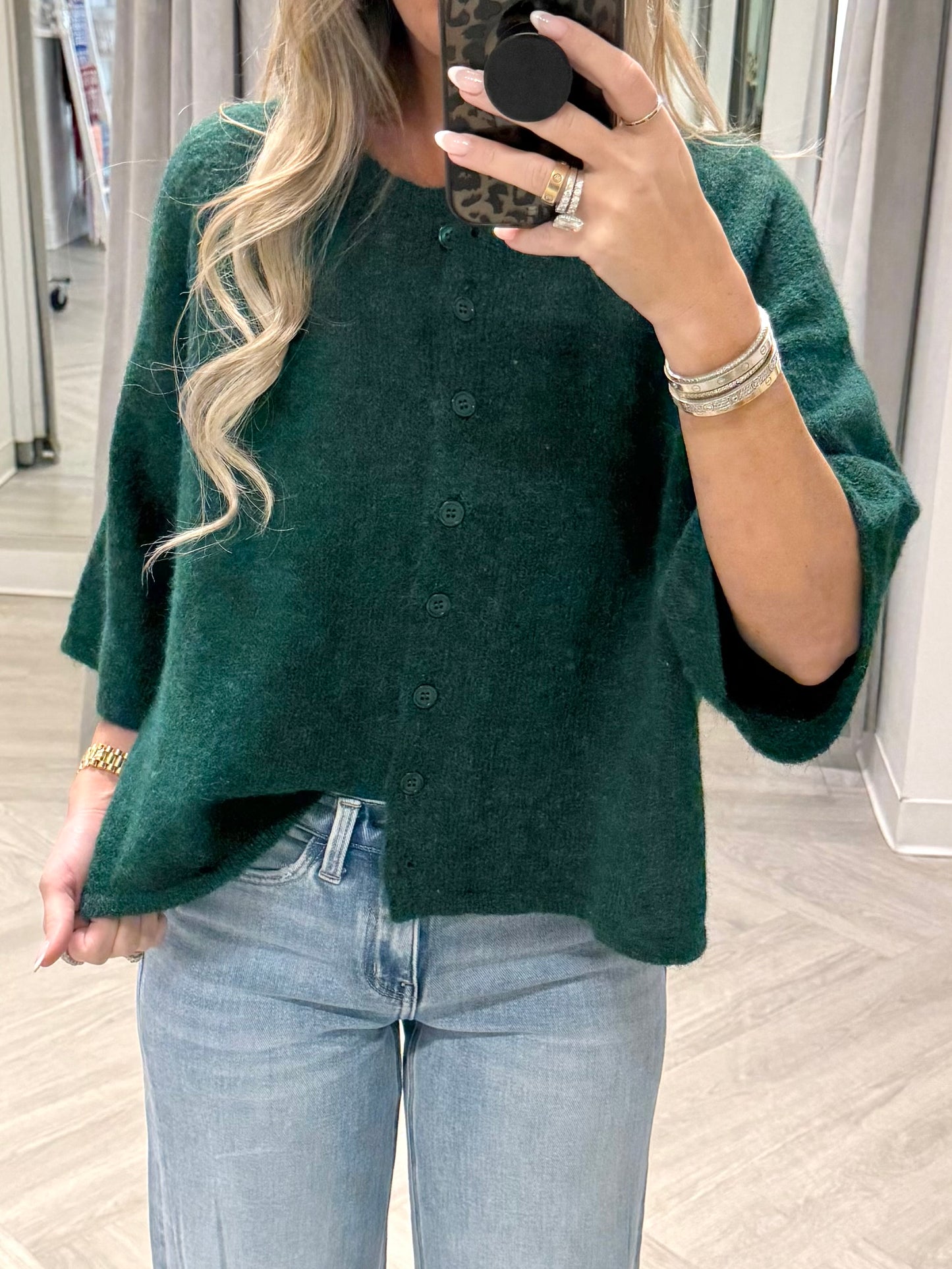 Cropped Boxy Soft Cardigan (3 colors)