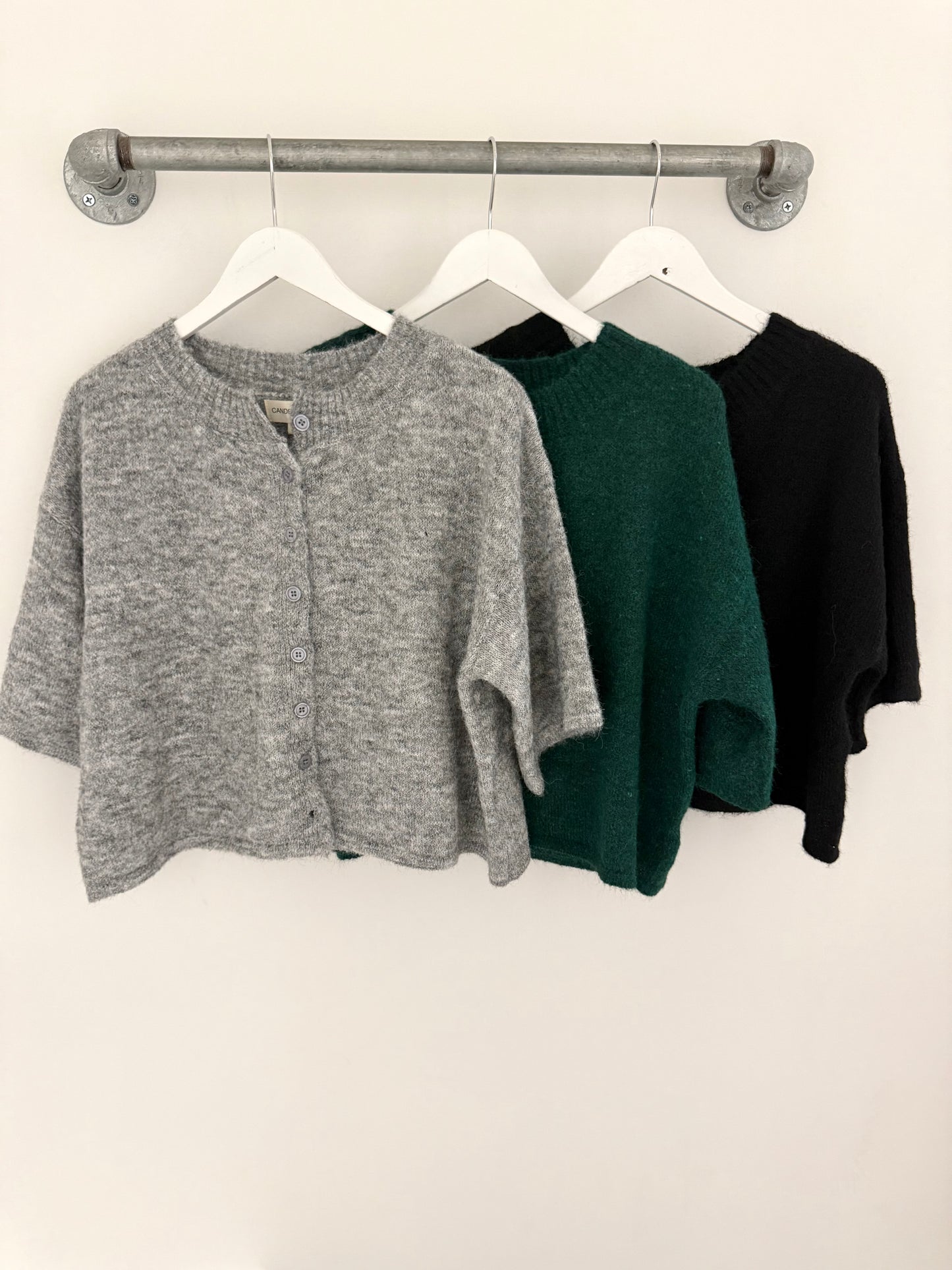 Cropped Boxy Soft Cardigan (3 colors)