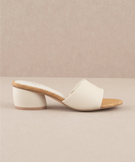 Paloma Beige Low Heeled Sandal