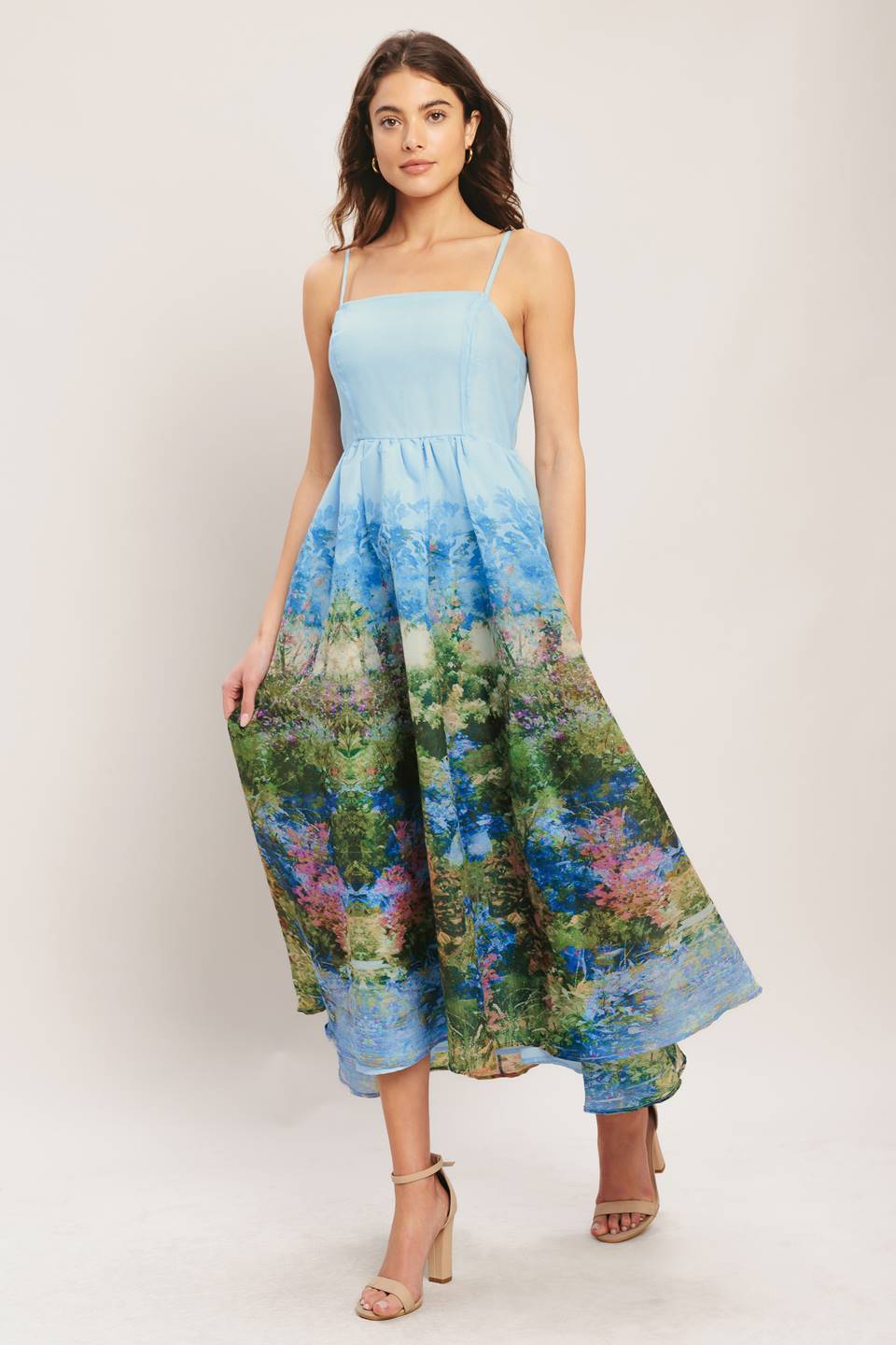 Floral Courtyard Midi