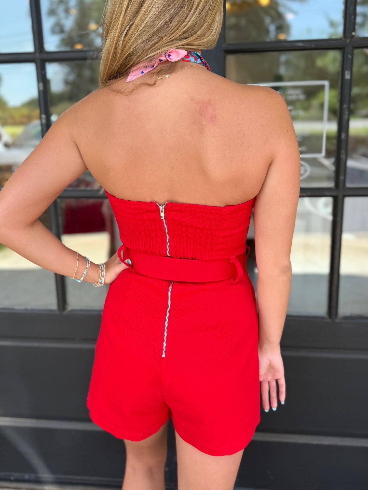 Strapless Belted Romper (3 colors)