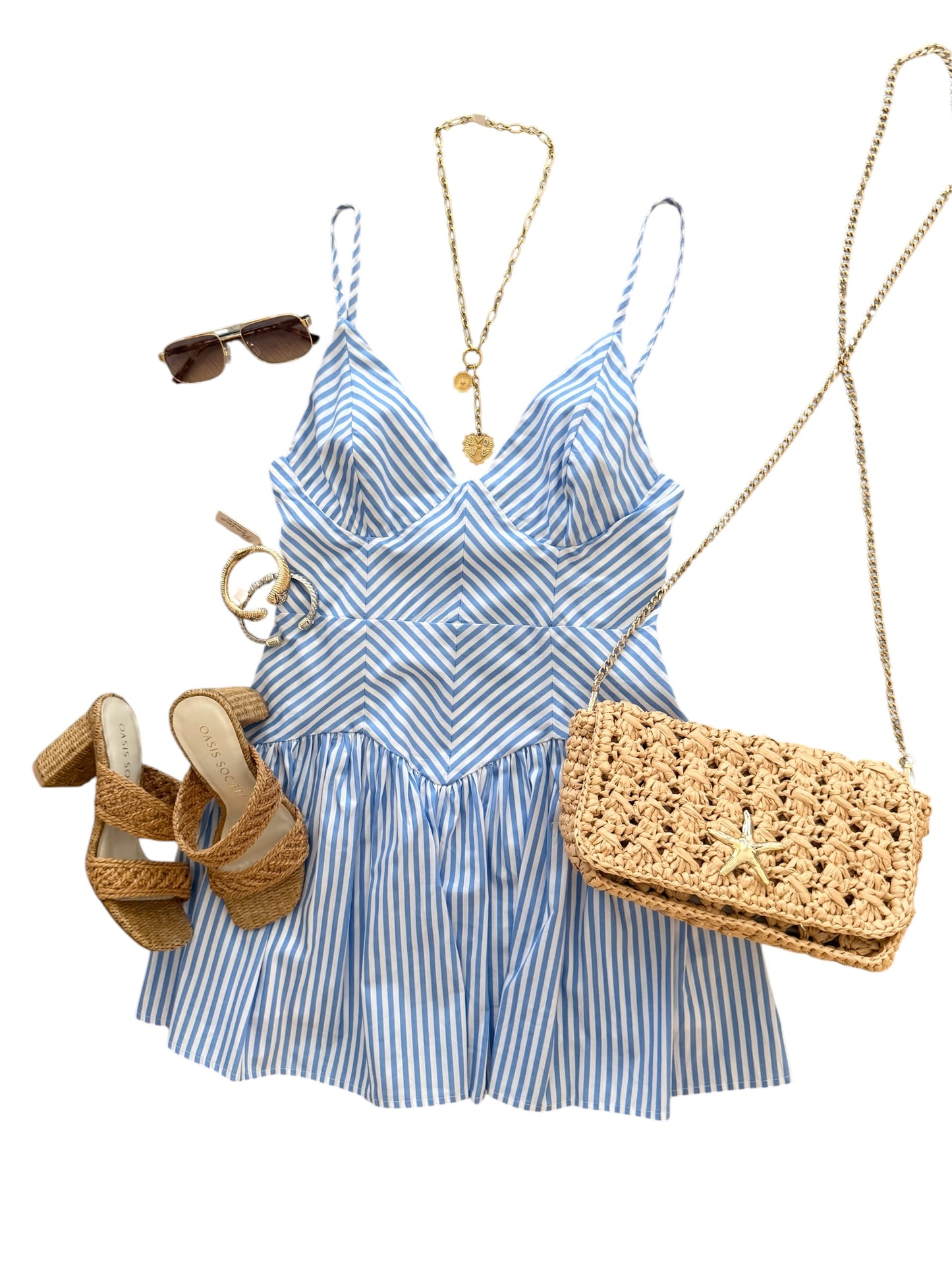 Sunny Escape Stripe Dress (3 colors)