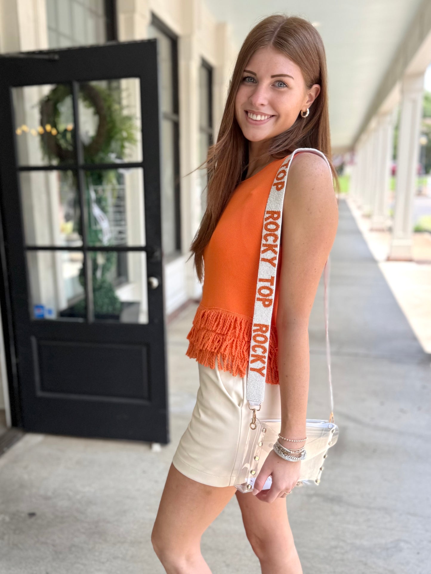 Knit Crop Top with Fringe (3 Colors)