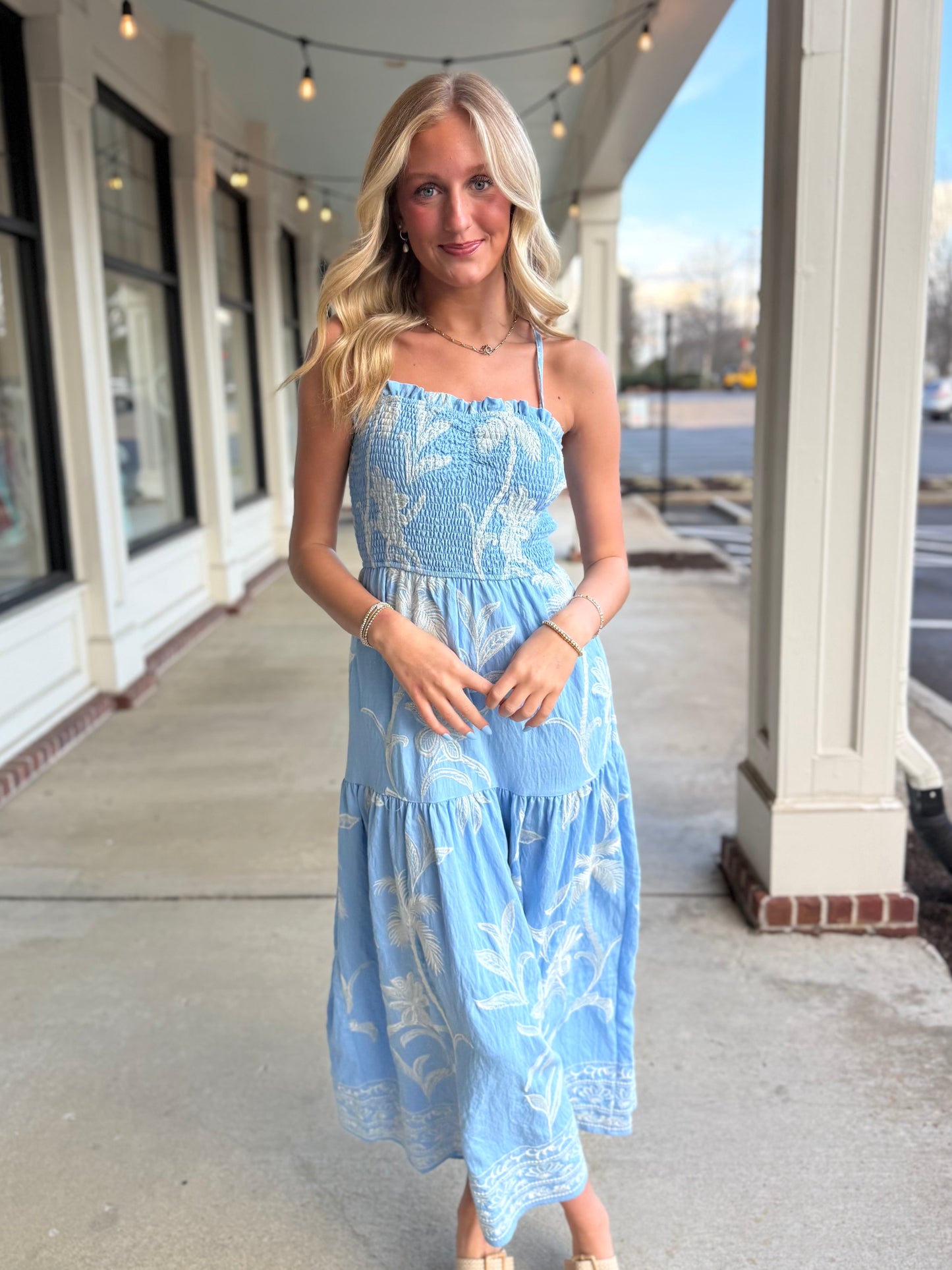 Cornflower Maxi Dress