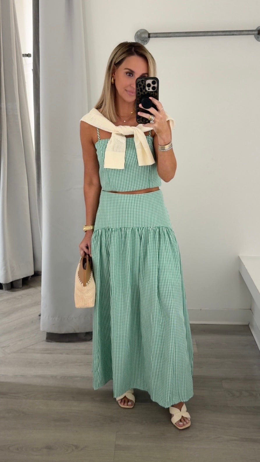 Gingham Top  (5 Colors)