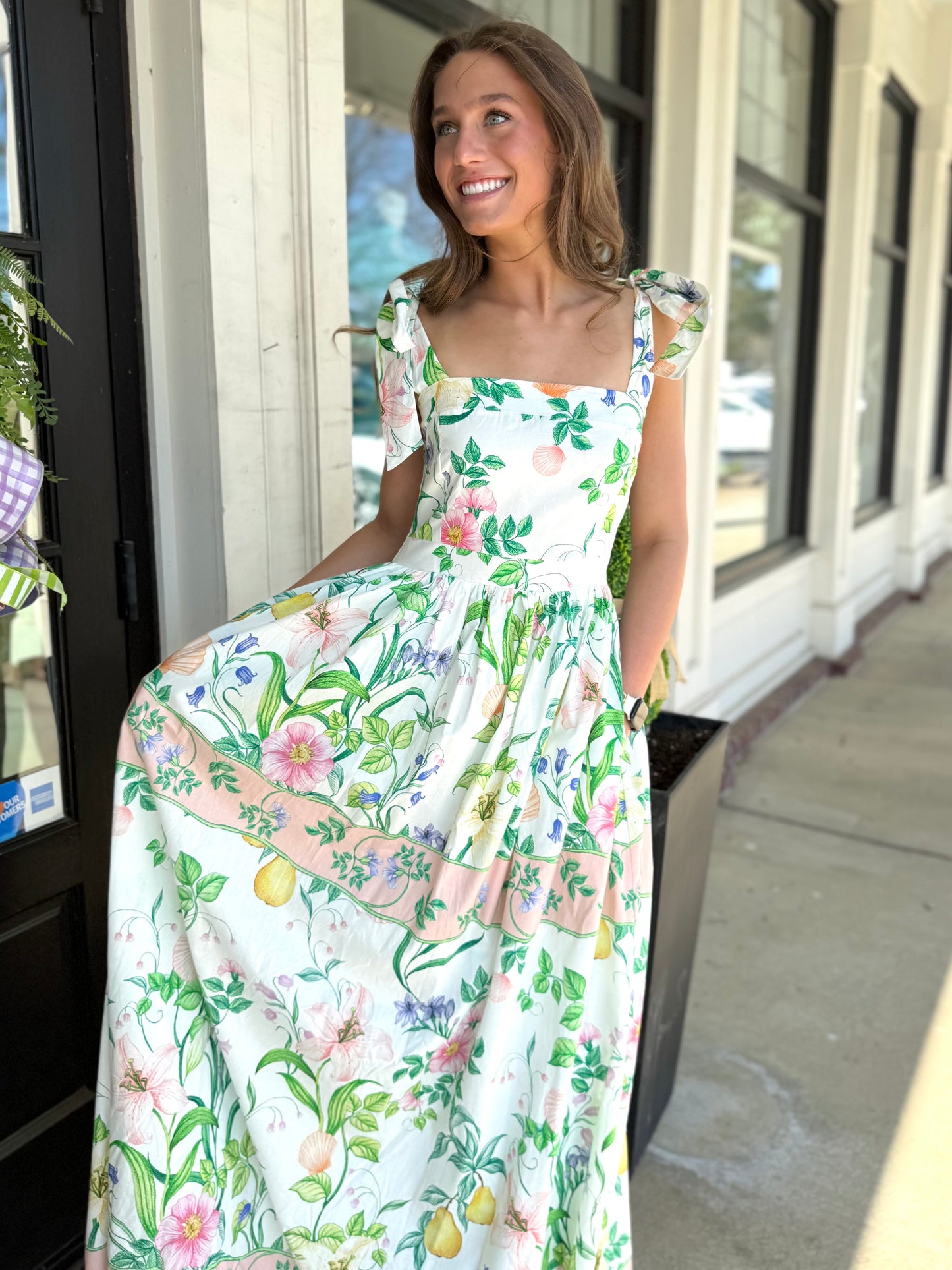 Summer Romantic Garden Maxi