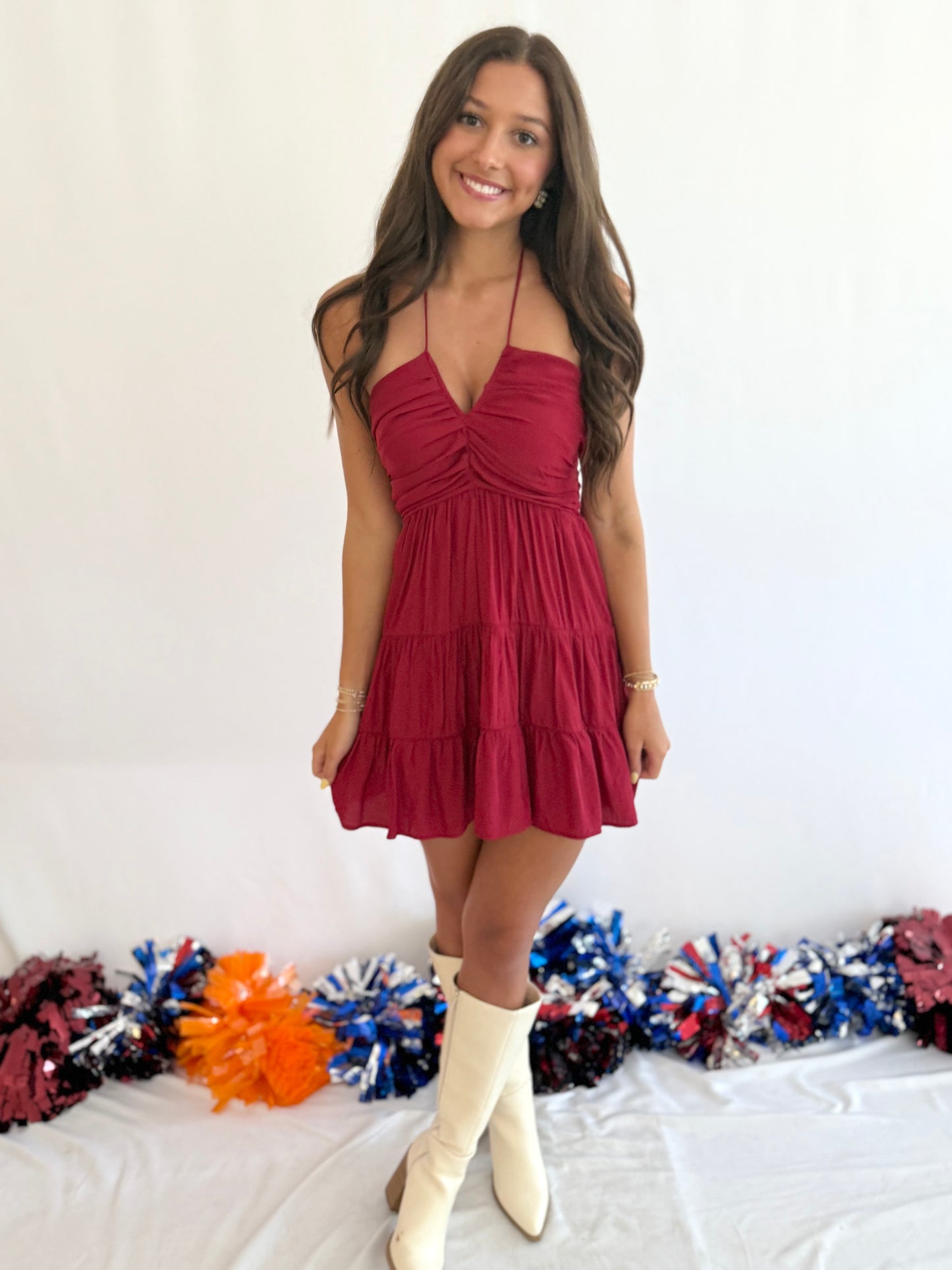 GAMEDAY Multi Tiered Mini Dress