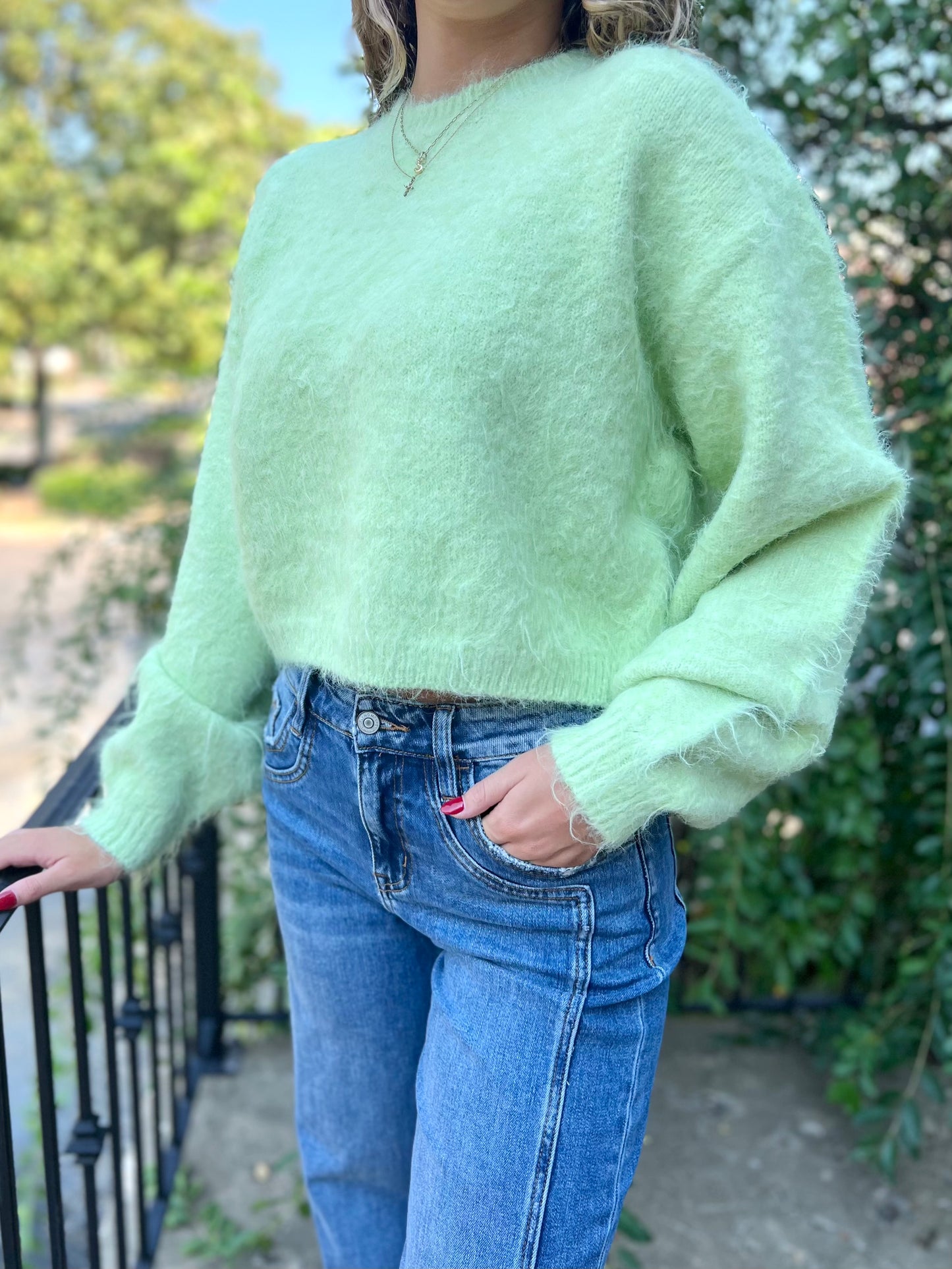 Light Green Sweater