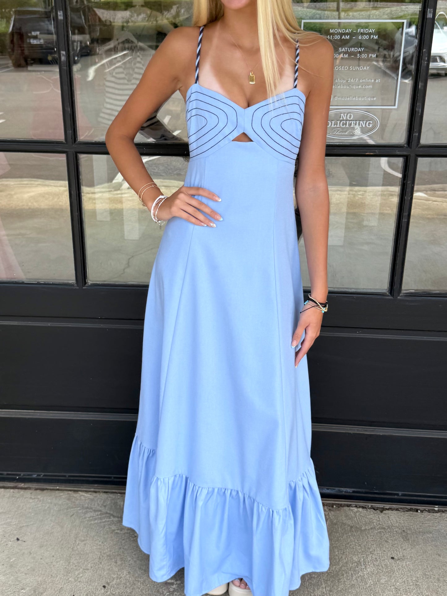 Rope Twist Strap Maxi (3 colors)