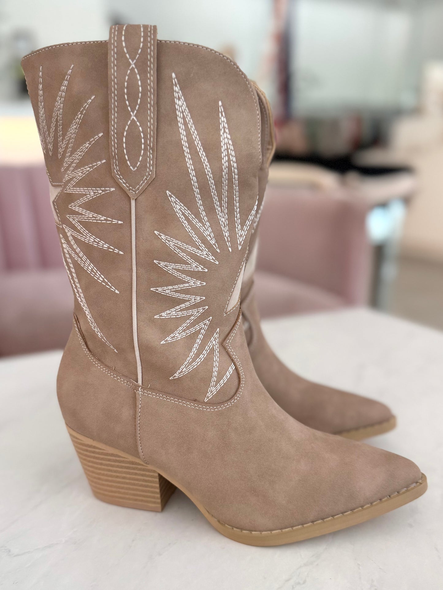 Star Burst Western Boots