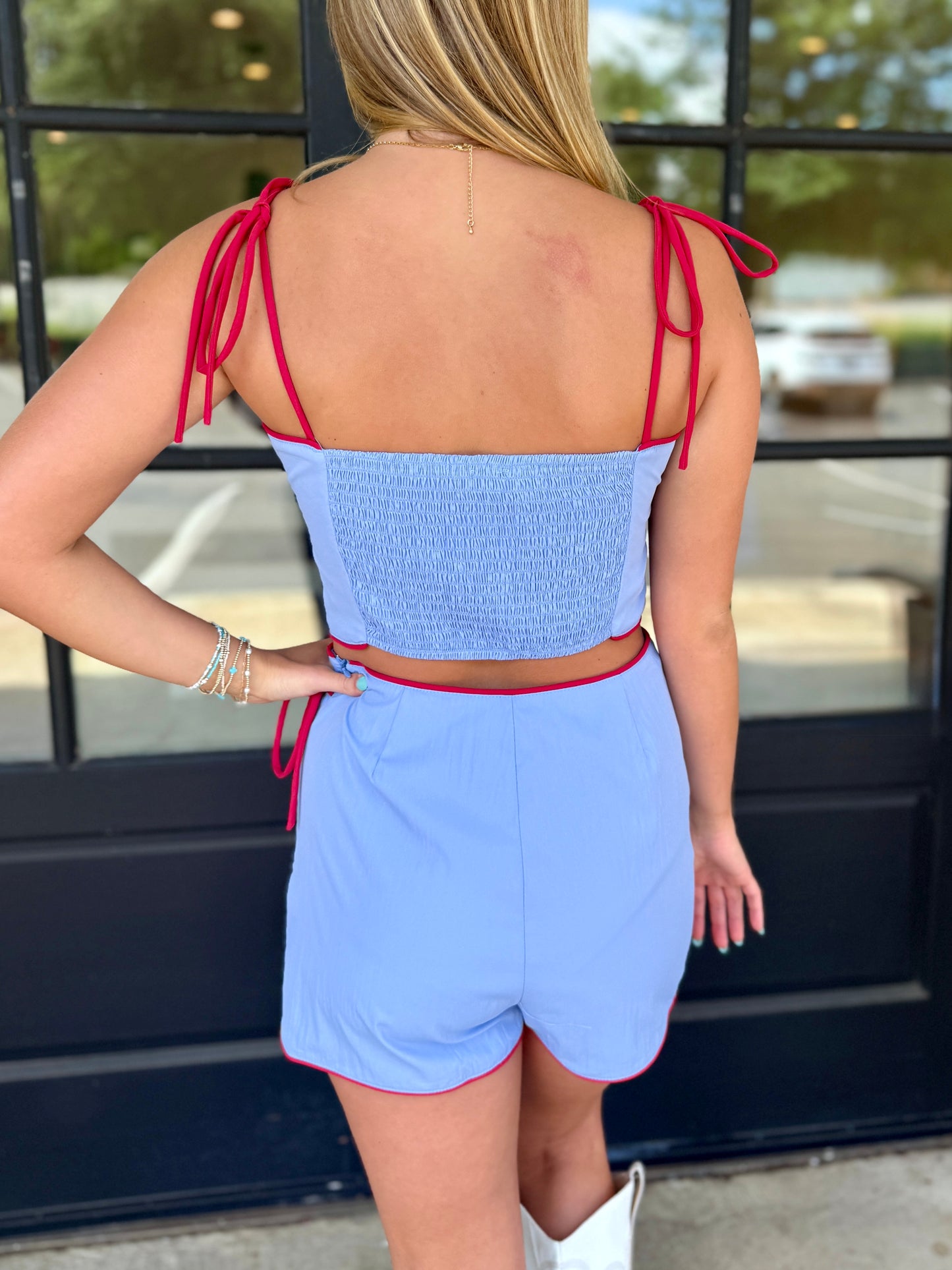 Rebel Bow-Tie Wrap Skort
