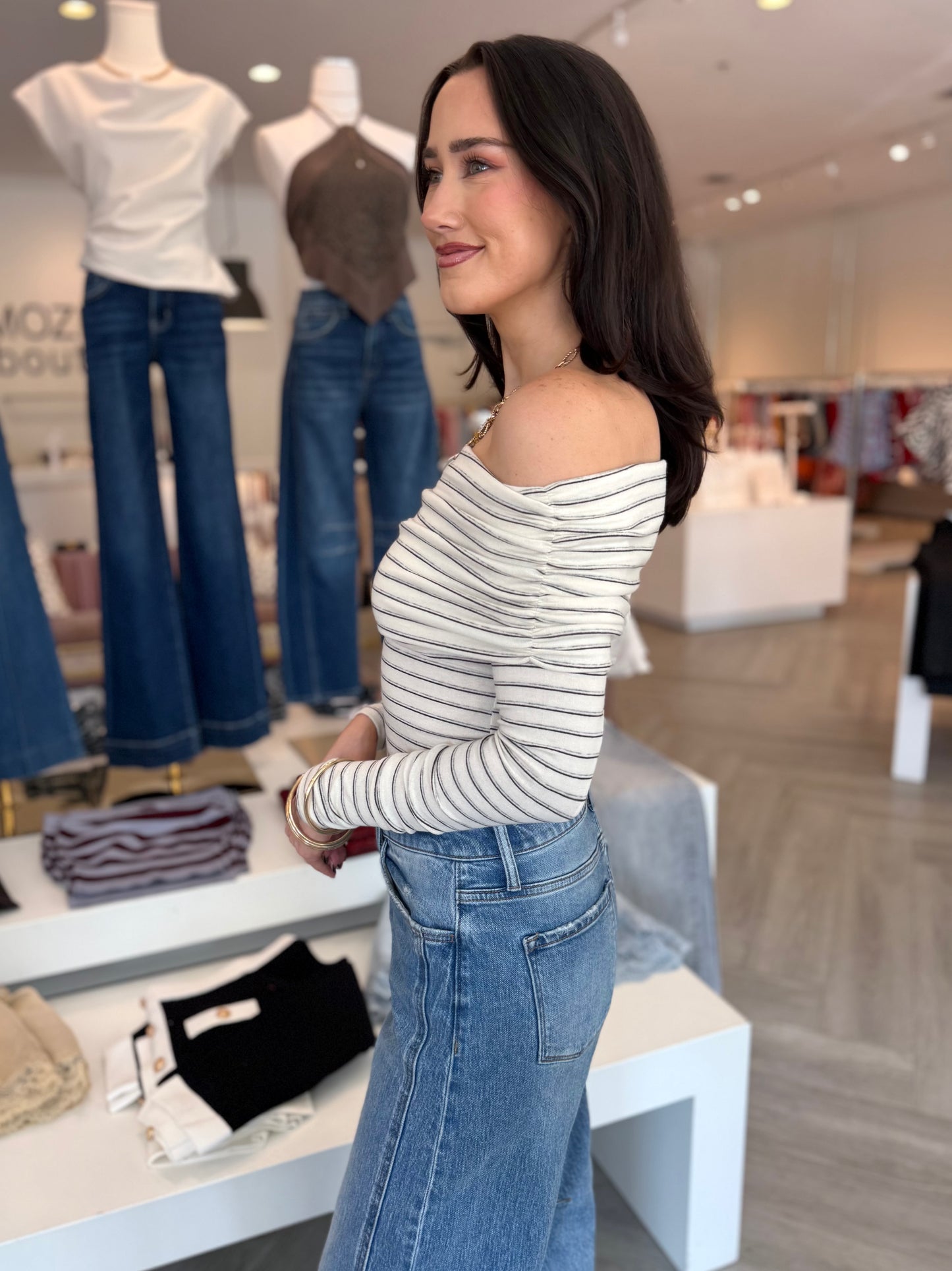Stripe O/S Bodysuit