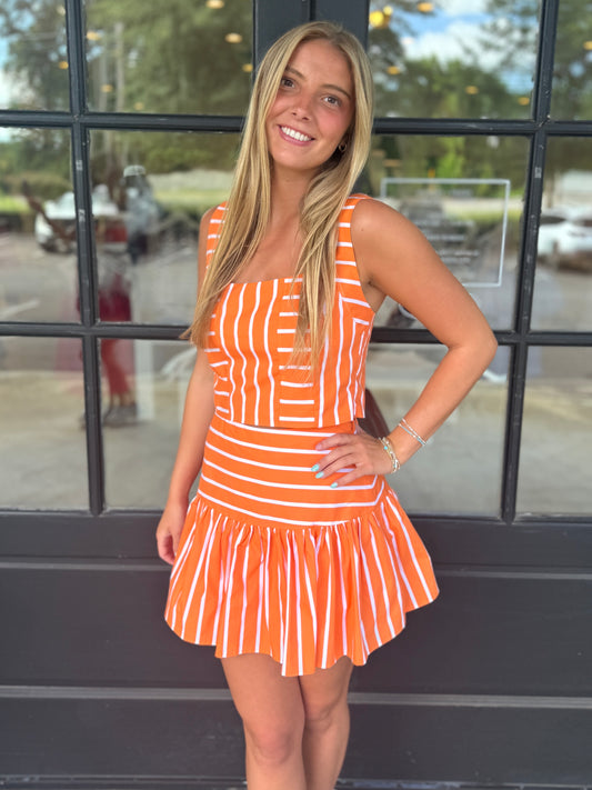 Tennessee Stripe Skirt