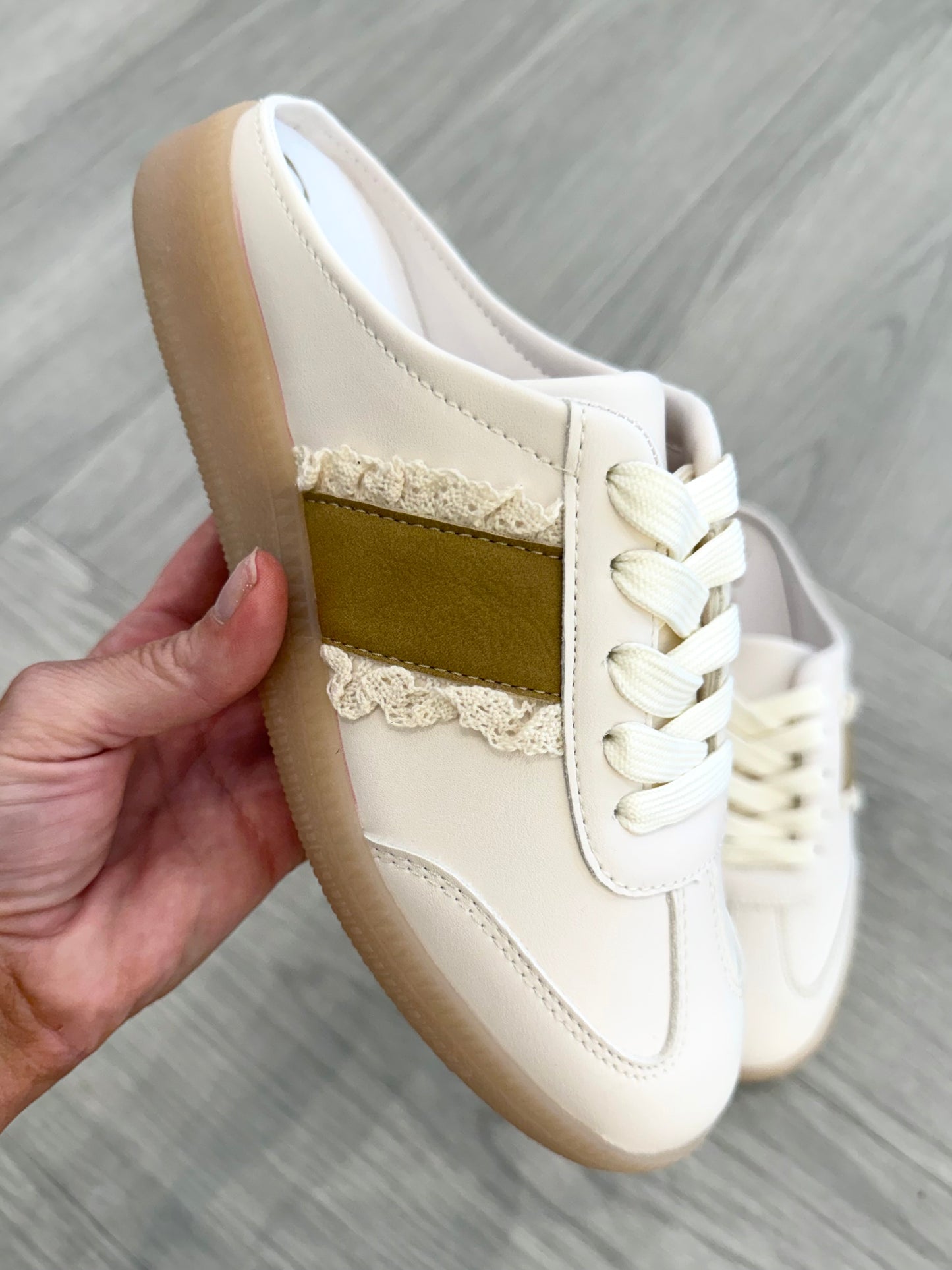 Camel Slip- on Sneaker