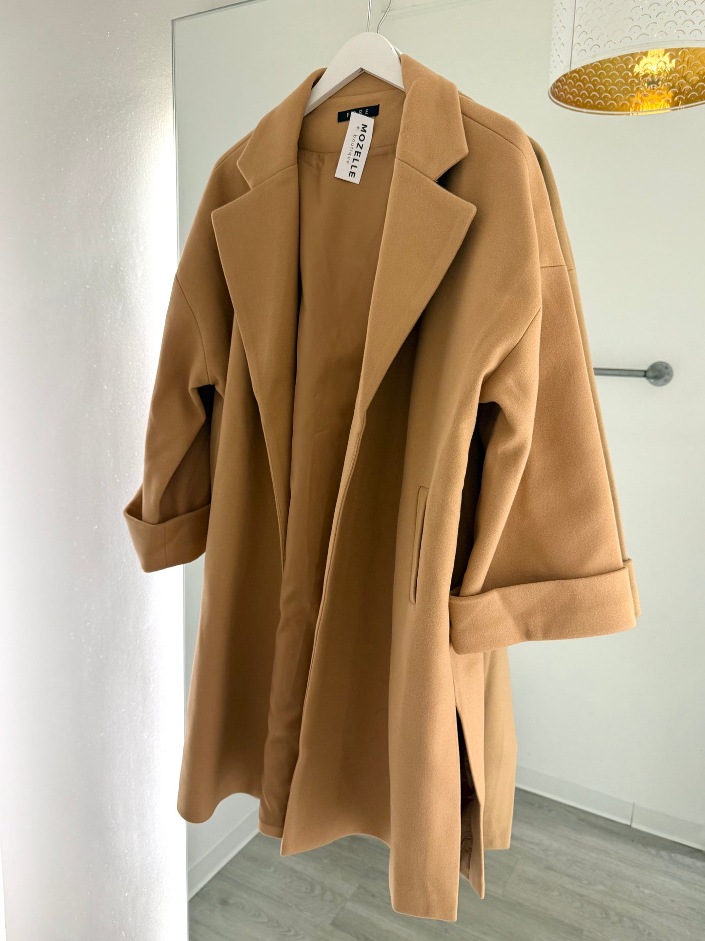 Camel Oversized Jacket