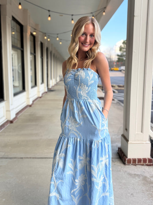 Cornflower Maxi Dress