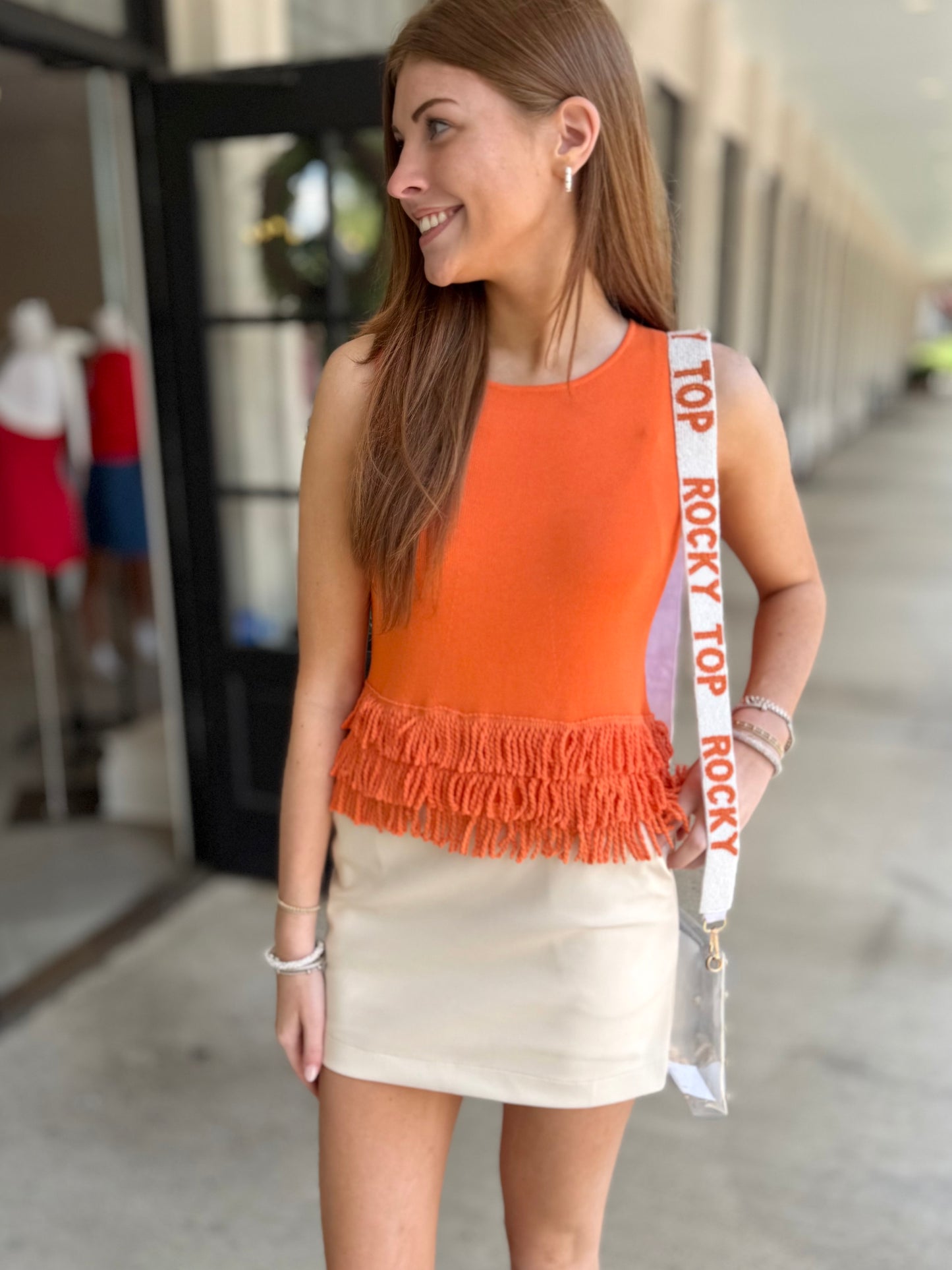 Knit Crop Top with Fringe (3 Colors)