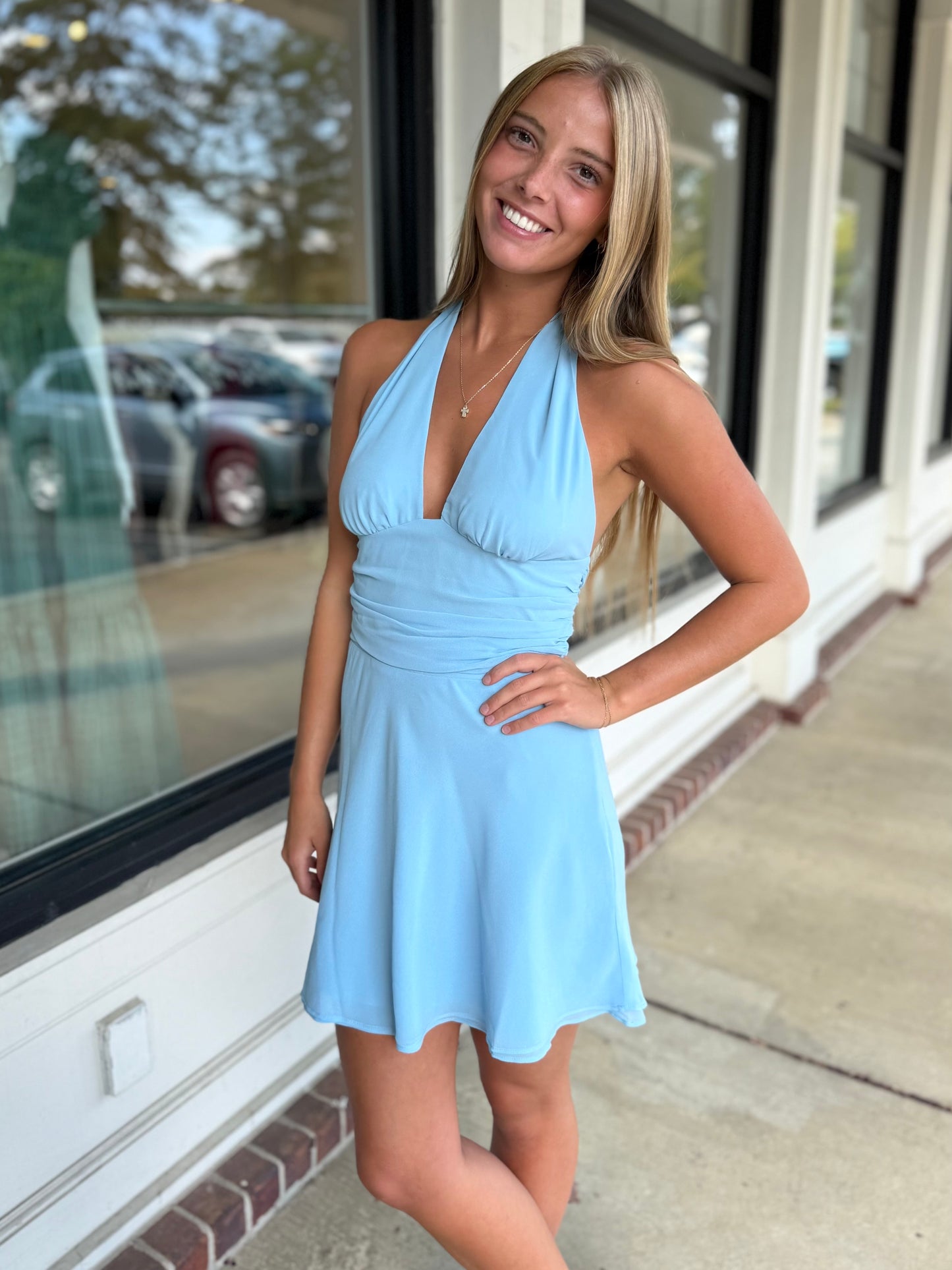 Powder Blue Flutter Mini