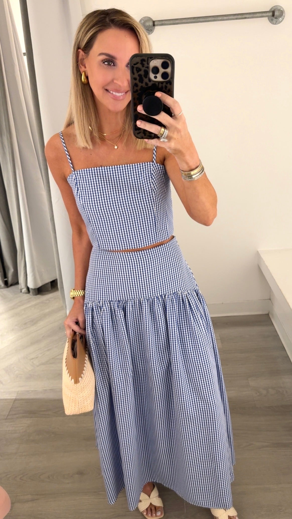 Gingham Top  (5 Colors)