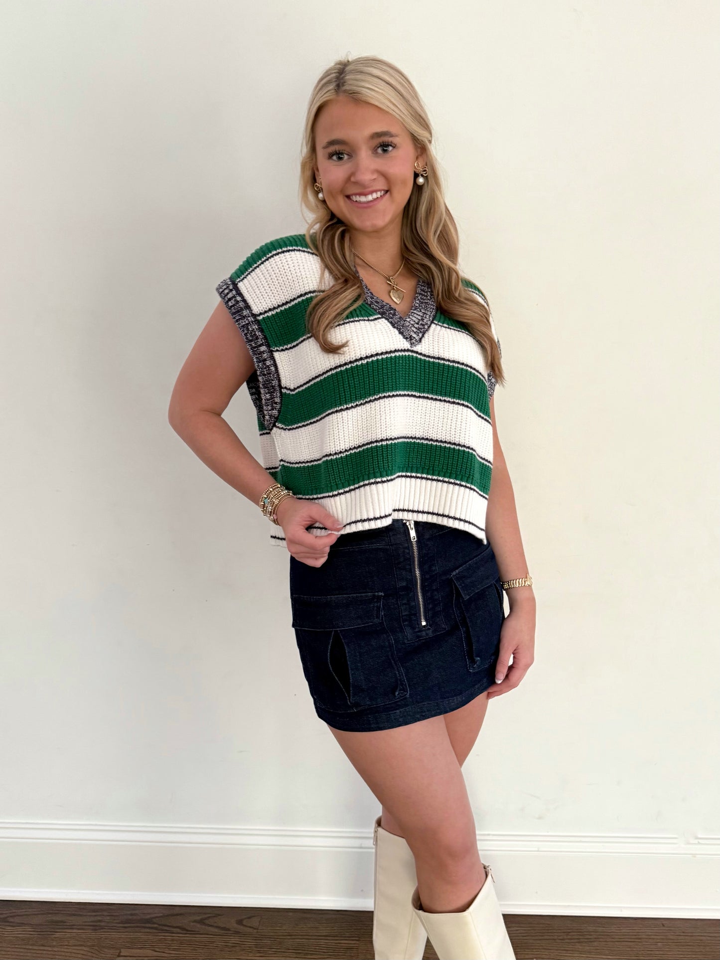 Sailor Stripe Border Sweater