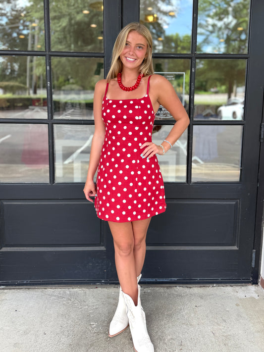 Red Polka Dot Mini