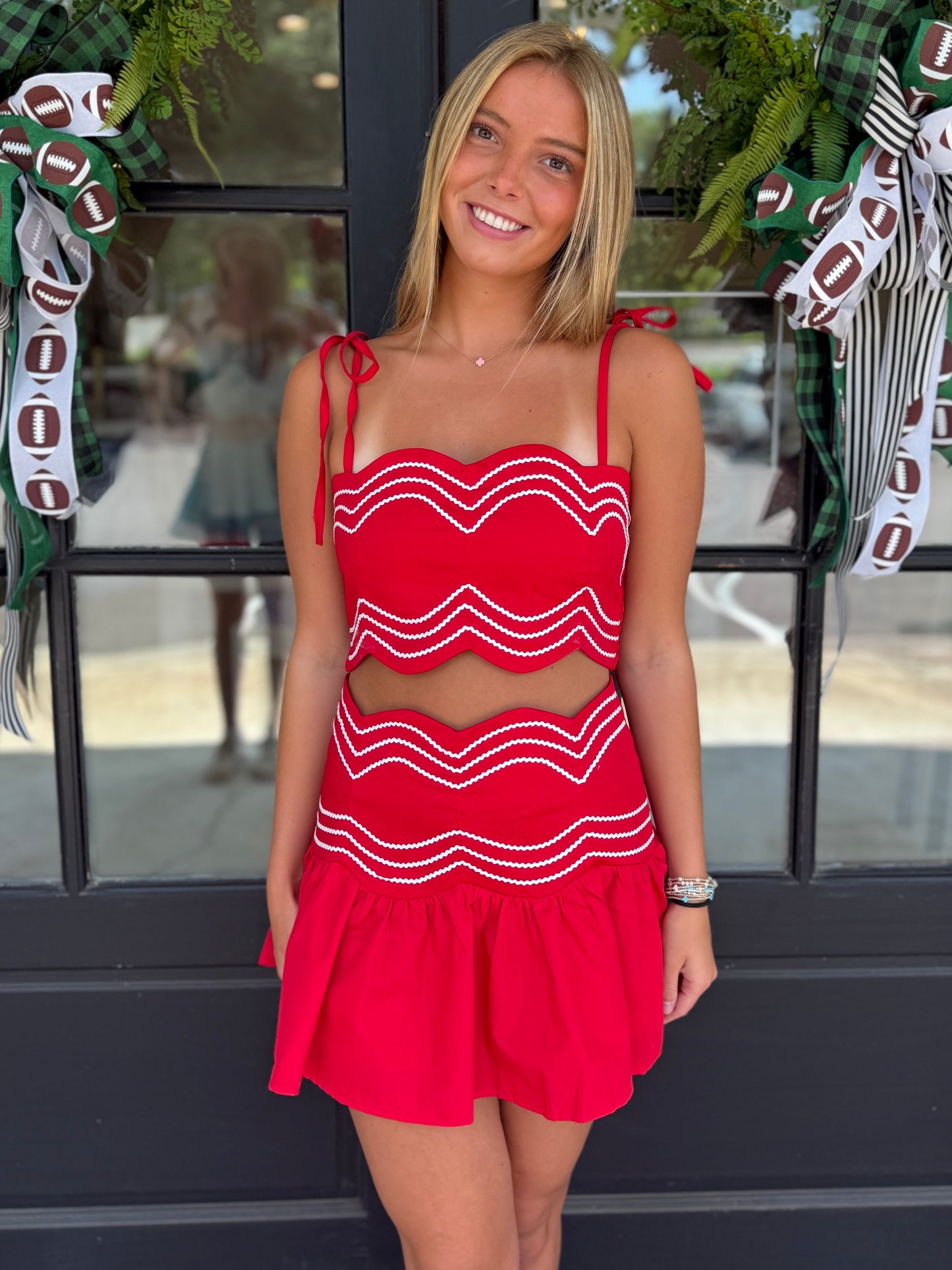 Ric Rac Trim Top (4 colors)