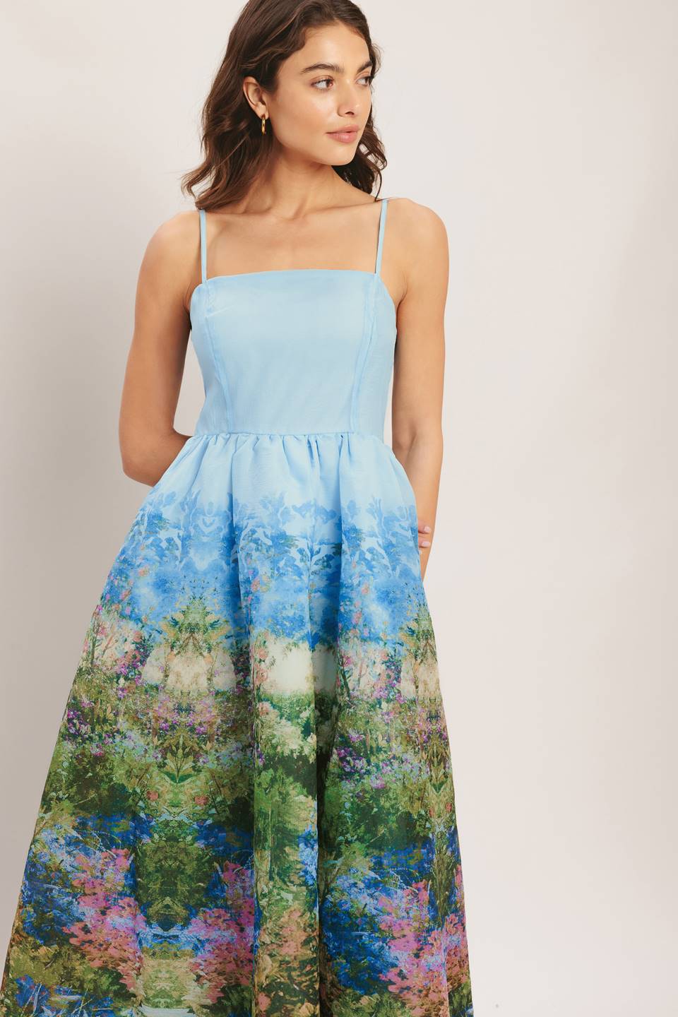 Floral Courtyard Midi
