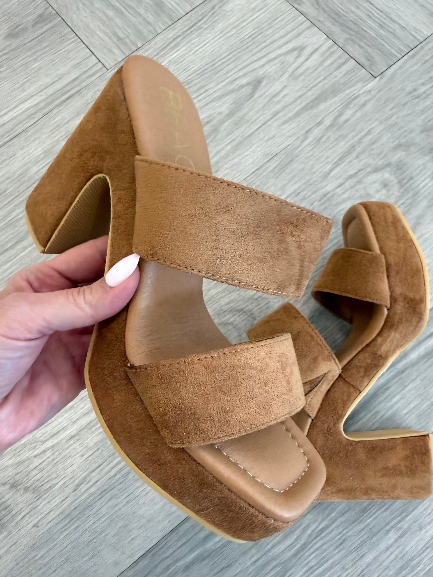 Carmel Suede Heel