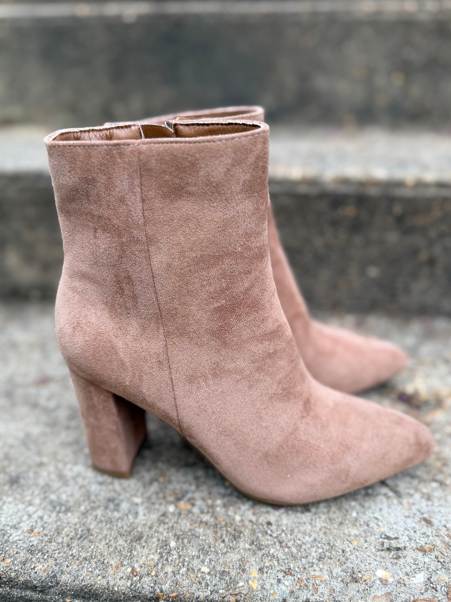 Skyelar Suede Bootie (3 colors)